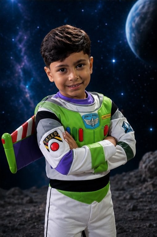 Retrato de Lucas Henrique em um cenário espacial